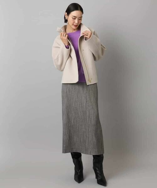 MICHEL KLEIN / ミッシェルクラン その他アウター | スタンドカラーショートコート | 詳細24