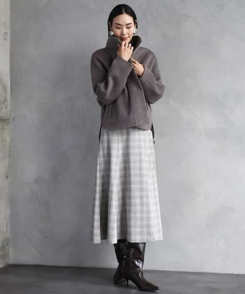 MICHEL KLEIN / ミッシェルクラン その他アウター | スタンドカラーショートコート | 詳細9