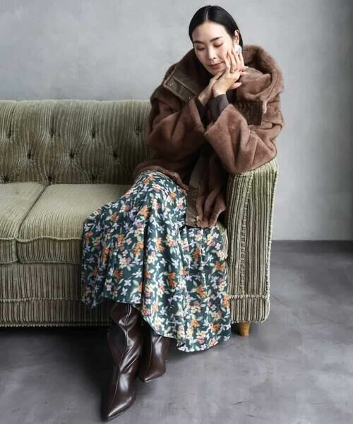 MICHEL KLEIN / ミッシェルクラン その他アウター | ［2WAY］エコファーブルゾン | 詳細16