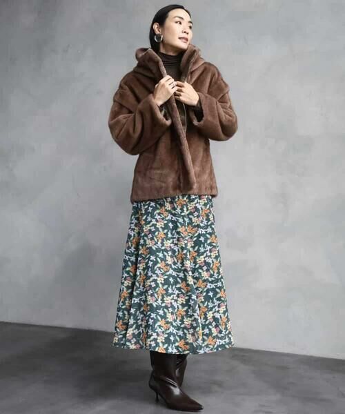 MICHEL KLEIN / ミッシェルクラン その他アウター | ［2WAY］エコファーブルゾン | 詳細19