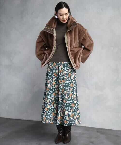 MICHEL KLEIN / ミッシェルクラン その他アウター | ［2WAY］エコファーブルゾン | 詳細20