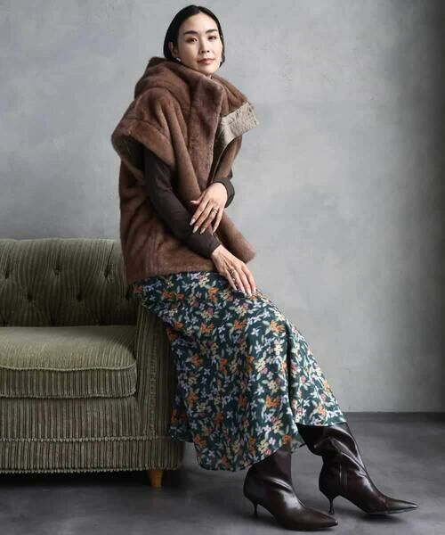 MICHEL KLEIN / ミッシェルクラン その他アウター | ［2WAY］エコファーブルゾン | 詳細24