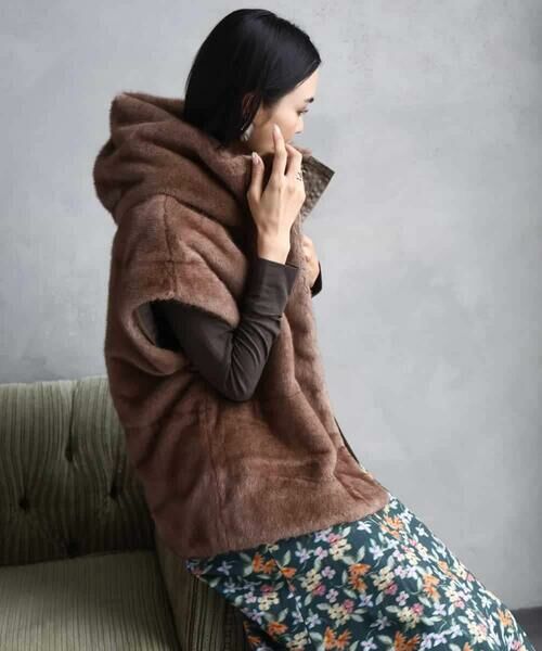 MICHEL KLEIN / ミッシェルクラン その他アウター | ［2WAY］エコファーブルゾン | 詳細26