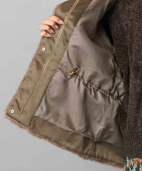 MICHEL KLEIN / ミッシェルクラン その他アウター | ［2WAY］エコファーブルゾン | 詳細4