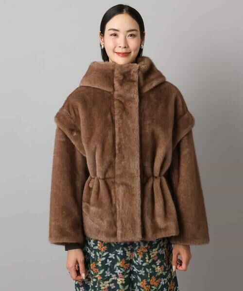 MICHEL KLEIN / ミッシェルクラン その他アウター | ［2WAY］エコファーブルゾン | 詳細6