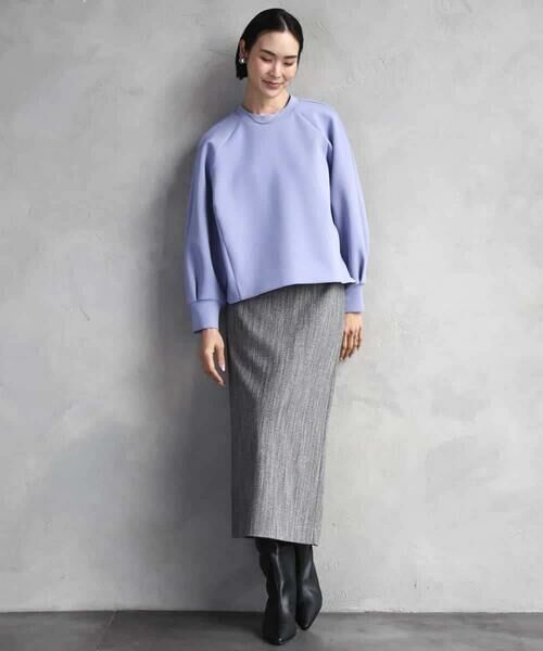 MICHEL KLEIN / ミッシェルクラン カットソー | ダンボールジャージプルオーバー | 詳細10