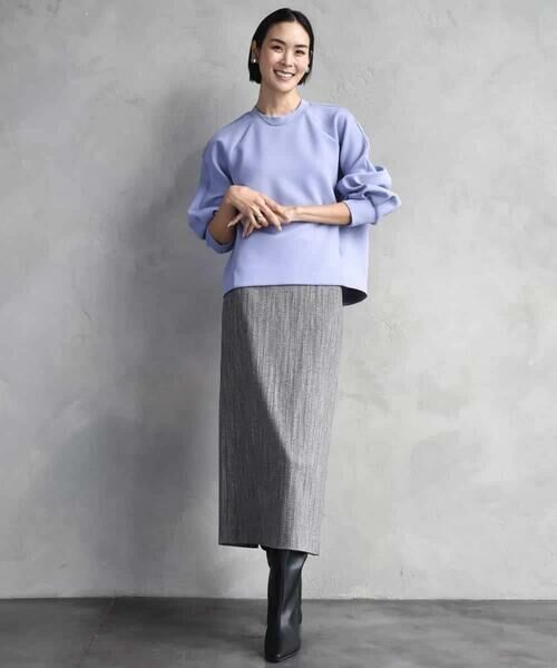 MICHEL KLEIN / ミッシェルクラン カットソー | ダンボールジャージプルオーバー | 詳細11