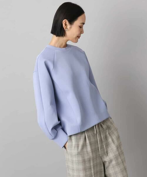 MICHEL KLEIN / ミッシェルクラン カットソー | ダンボールジャージプルオーバー | 詳細2