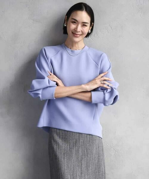 MICHEL KLEIN / ミッシェルクラン カットソー | ダンボールジャージプルオーバー | 詳細6