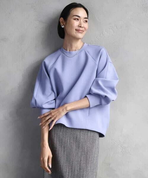 MICHEL KLEIN / ミッシェルクラン カットソー | ダンボールジャージプルオーバー | 詳細8