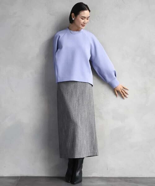 MICHEL KLEIN / ミッシェルクラン カットソー | ダンボールジャージプルオーバー | 詳細9