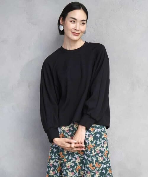 MICHEL KLEIN / ミッシェルクラン カットソー | ダンボールジャージプルオーバー | 詳細10