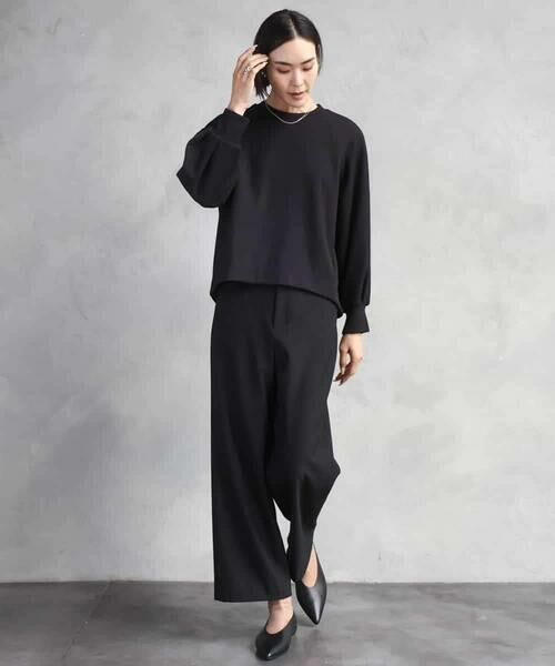 MICHEL KLEIN / ミッシェルクラン カットソー | ダンボールジャージプルオーバー | 詳細22