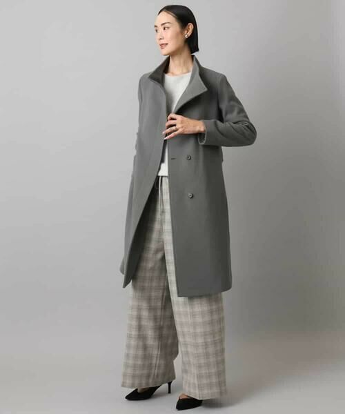 MICHEL KLEIN / ミッシェルクラン その他パンツ | 2WAYストレッチチェックワイドパンツ | 詳細26