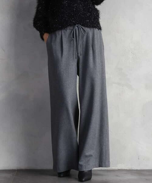 MICHEL KLEIN / ミッシェルクラン その他パンツ | 2WAYストレッチワイドパンツ | 詳細1