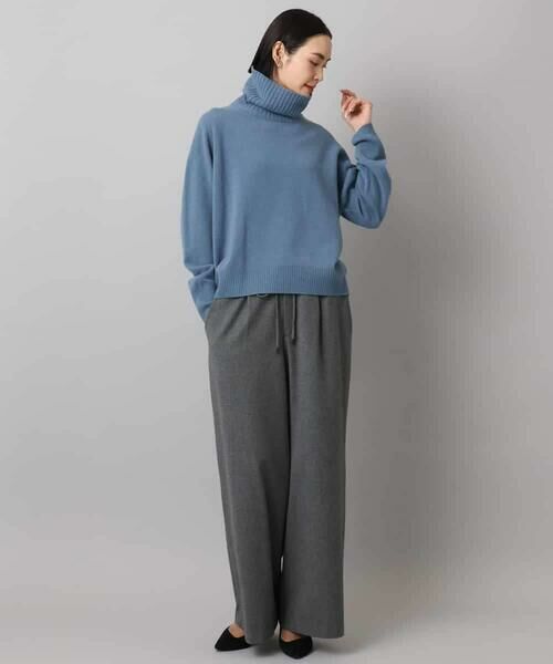 MICHEL KLEIN / ミッシェルクラン その他パンツ | 2WAYストレッチワイドパンツ | 詳細10