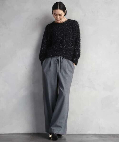 MICHEL KLEIN / ミッシェルクラン その他パンツ | 2WAYストレッチワイドパンツ | 詳細3