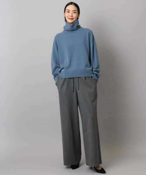 MICHEL KLEIN / ミッシェルクラン その他パンツ | 2WAYストレッチワイドパンツ | 詳細8