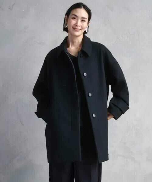 MICHEL KLEIN / ミッシェルクラン ステンカラーコート | Super100ウールステンカラーコート | 詳細18