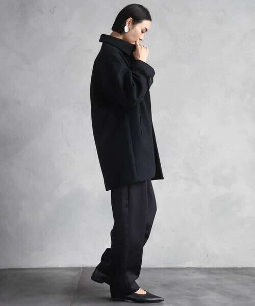 MICHEL KLEIN / ミッシェルクラン ステンカラーコート | Super100ウールステンカラーコート | 詳細22