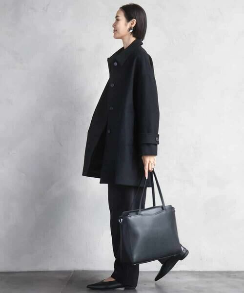 MICHEL KLEIN / ミッシェルクラン ステンカラーコート | Super100ウールステンカラーコート | 詳細23