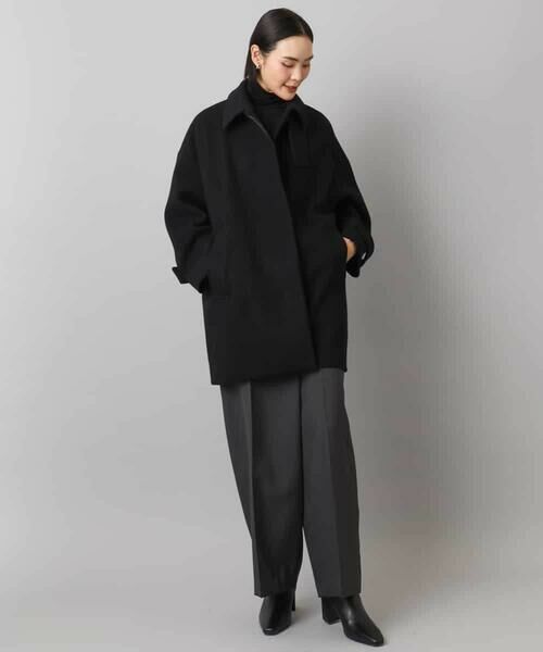 MICHEL KLEIN / ミッシェルクラン ステンカラーコート | Super100ウールステンカラーコート | 詳細28