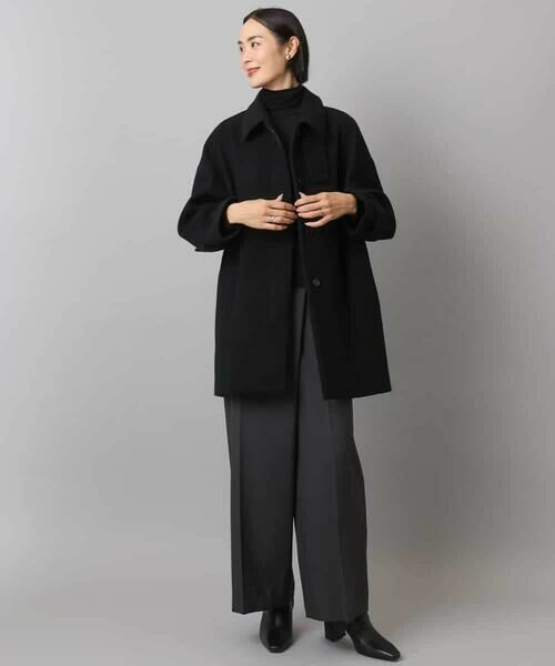 MICHEL KLEIN / ミッシェルクラン ステンカラーコート | Super100ウールステンカラーコート | 詳細29