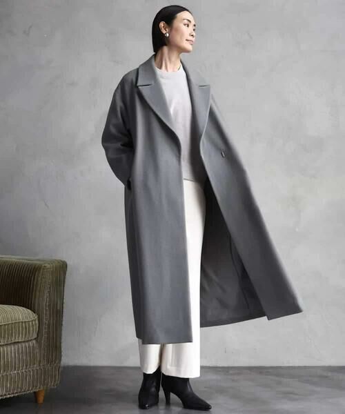 MICHEL KLEIN / ミッシェルクラン その他アウター | Super100ウールロングチェスターコート | 詳細15