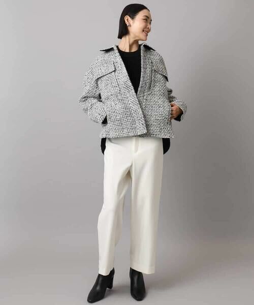 MICHEL KLEIN / ミッシェルクラン その他アウター | ファンシーツイードCPOジャケット | 詳細10