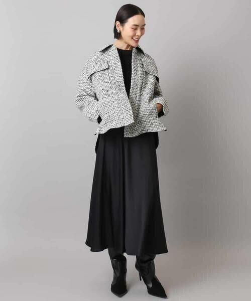 MICHEL KLEIN / ミッシェルクラン その他アウター | ファンシーツイードCPOジャケット | 詳細15