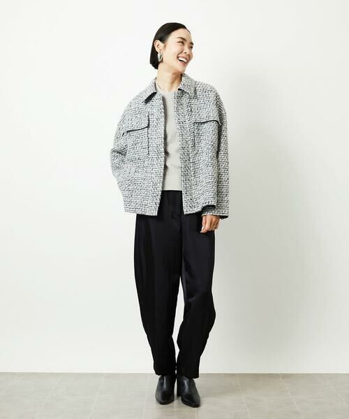 MICHEL KLEIN / ミッシェルクラン その他アウター | ファンシーツイードCPOジャケット | 詳細20