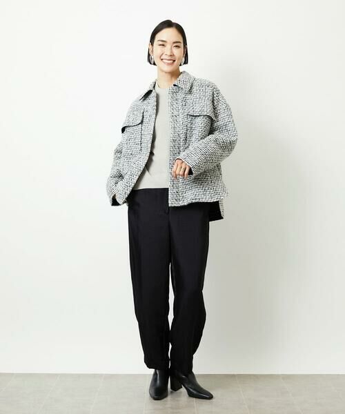 MICHEL KLEIN / ミッシェルクラン その他アウター | ファンシーツイードCPOジャケット | 詳細23