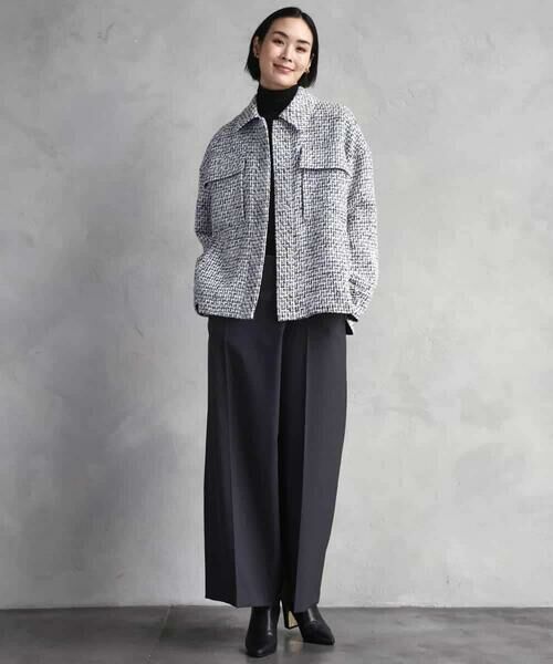 MICHEL KLEIN / ミッシェルクラン その他アウター | ファンシーツイードCPOジャケット | 詳細3