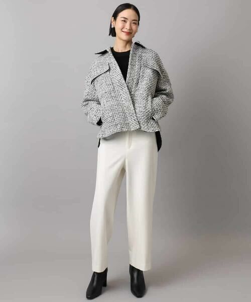 MICHEL KLEIN / ミッシェルクラン その他アウター | ファンシーツイードCPOジャケット | 詳細9