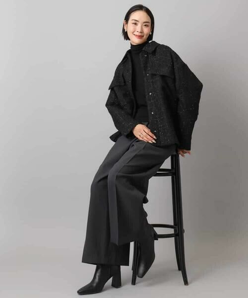 MICHEL KLEIN / ミッシェルクラン その他アウター | ファンシーツイードCPOジャケット | 詳細11