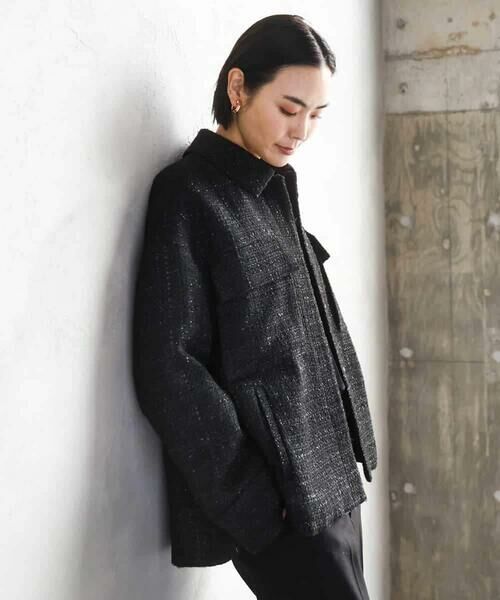 MICHEL KLEIN / ミッシェルクラン その他アウター | ファンシーツイードCPOジャケット | 詳細12