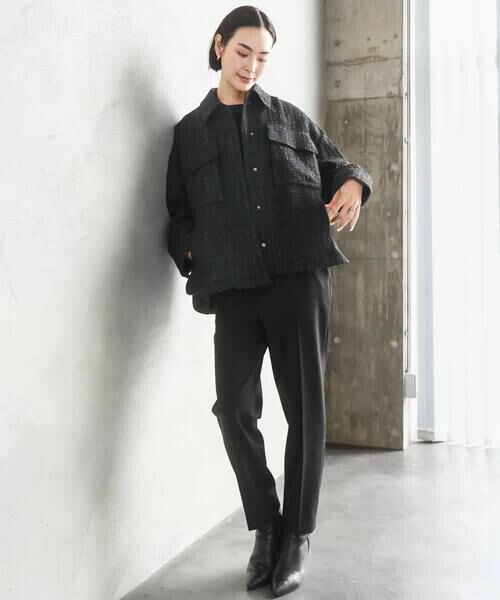 MICHEL KLEIN / ミッシェルクラン その他アウター | ファンシーツイードCPOジャケット | 詳細17