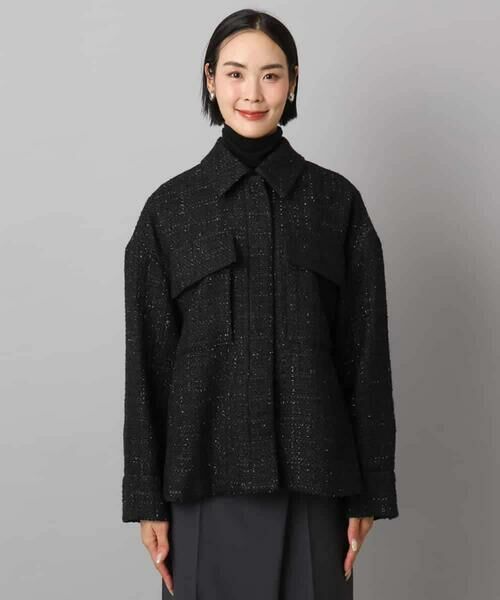 MICHEL KLEIN / ミッシェルクラン その他アウター | ファンシーツイードCPOジャケット | 詳細18