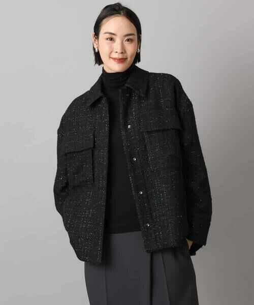 MICHEL KLEIN / ミッシェルクラン その他アウター | ファンシーツイードCPOジャケット | 詳細2