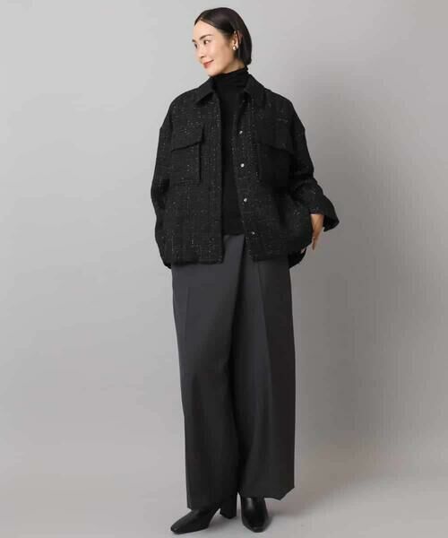 MICHEL KLEIN / ミッシェルクラン その他アウター | ファンシーツイードCPOジャケット | 詳細5