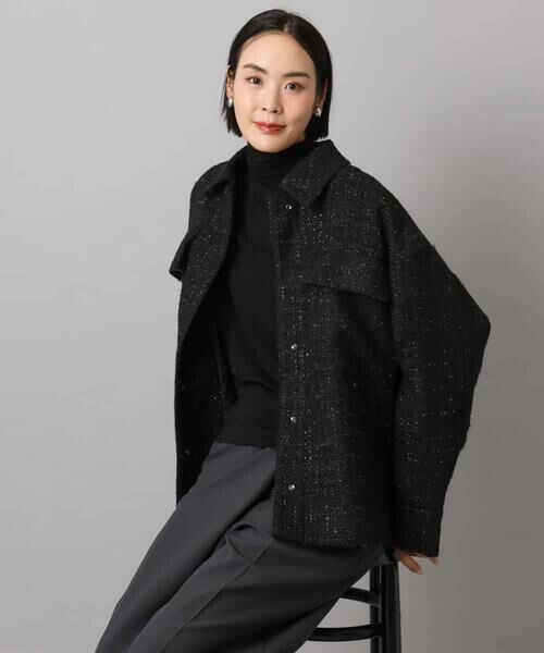 MICHEL KLEIN / ミッシェルクラン その他アウター | ファンシーツイードCPOジャケット | 詳細6