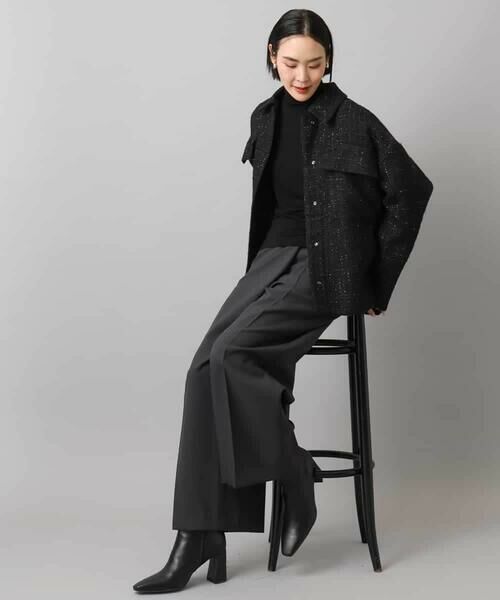 MICHEL KLEIN / ミッシェルクラン その他アウター | ファンシーツイードCPOジャケット | 詳細9