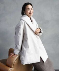 MICHEL KLEIN / ミッシェルクラン ダウンジャケット・ベスト | ［撥水加工］ショールカラーダウンコート