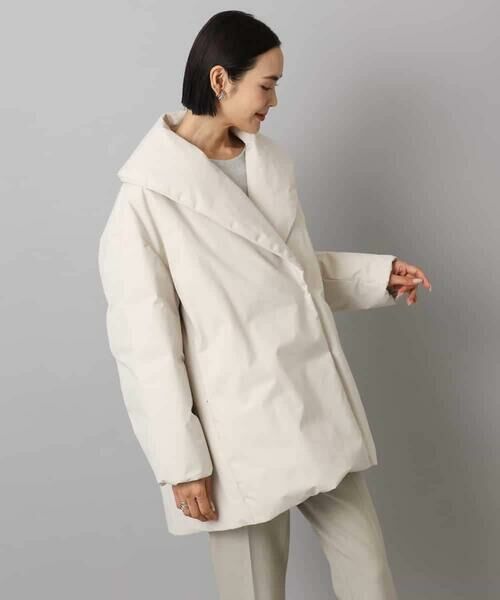 MICHEL KLEIN / ミッシェルクラン ダウンジャケット・ベスト | ［撥水加工］ショールカラーダウンコート | 詳細20