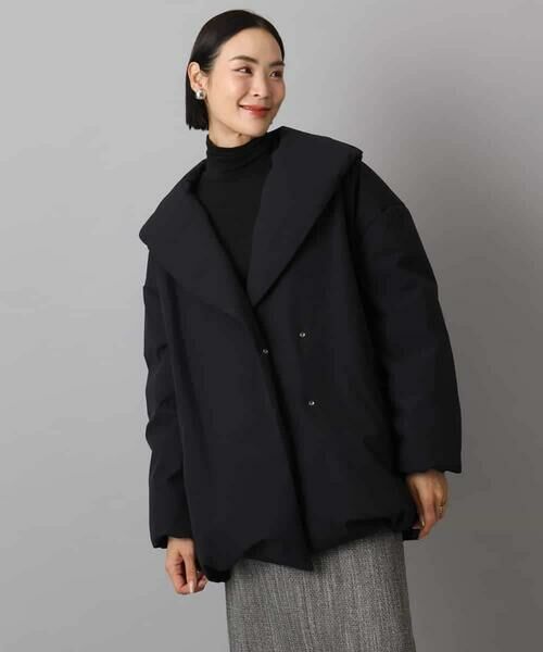 MICHEL KLEIN / ミッシェルクラン ダウンジャケット・ベスト | ［撥水加工］ショールカラーダウンコート | 詳細28