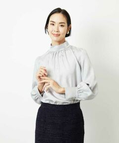 MICHEL KLEIN / ミッシェルクラン シャツ・ブラウス | ギャザーディテールブラウス