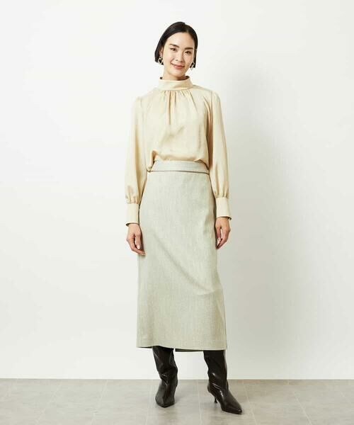 MICHEL KLEIN / ミッシェルクラン シャツ・ブラウス | ギャザーディテールブラウス | 詳細19