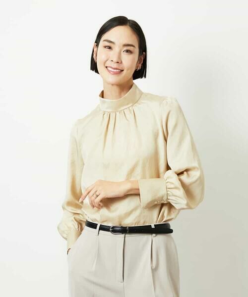MICHEL KLEIN / ミッシェルクラン シャツ・ブラウス | ギャザーディテールブラウス | 詳細21