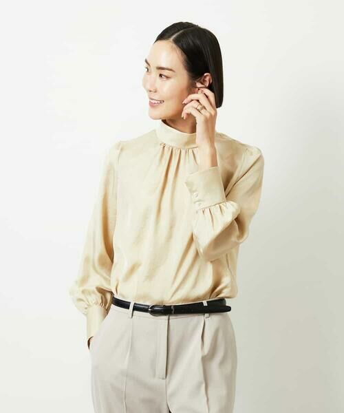 MICHEL KLEIN / ミッシェルクラン シャツ・ブラウス | ギャザーディテールブラウス | 詳細22