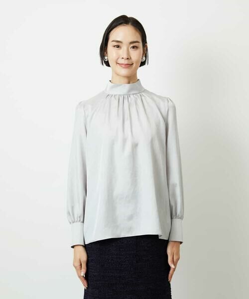 MICHEL KLEIN / ミッシェルクラン シャツ・ブラウス | ギャザーディテールブラウス | 詳細27